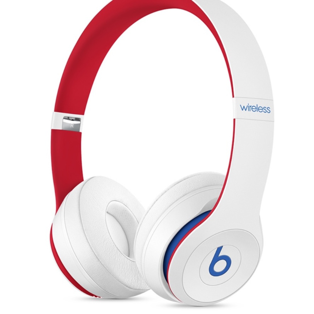 BEATS SOLO3 WIRELESS OVER-EAR HEADPHONES - CLUB WHITE